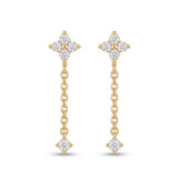 Lelice Noémie Drop Earrings in gold on a white background