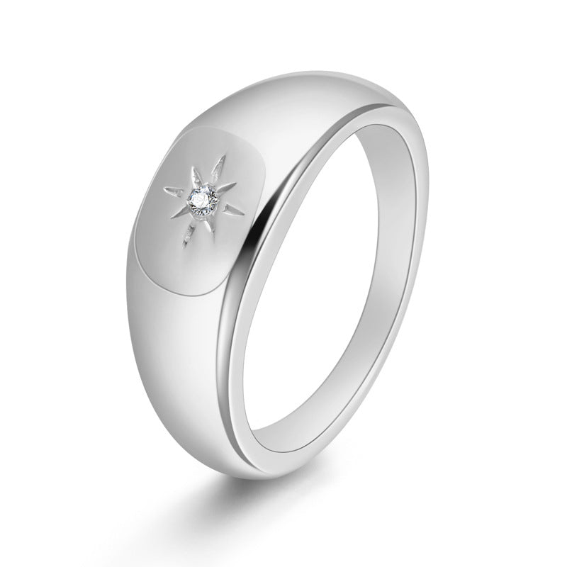 North Star Silver Ring