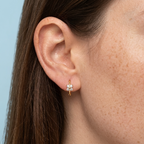 Sparkle Gold Hoops