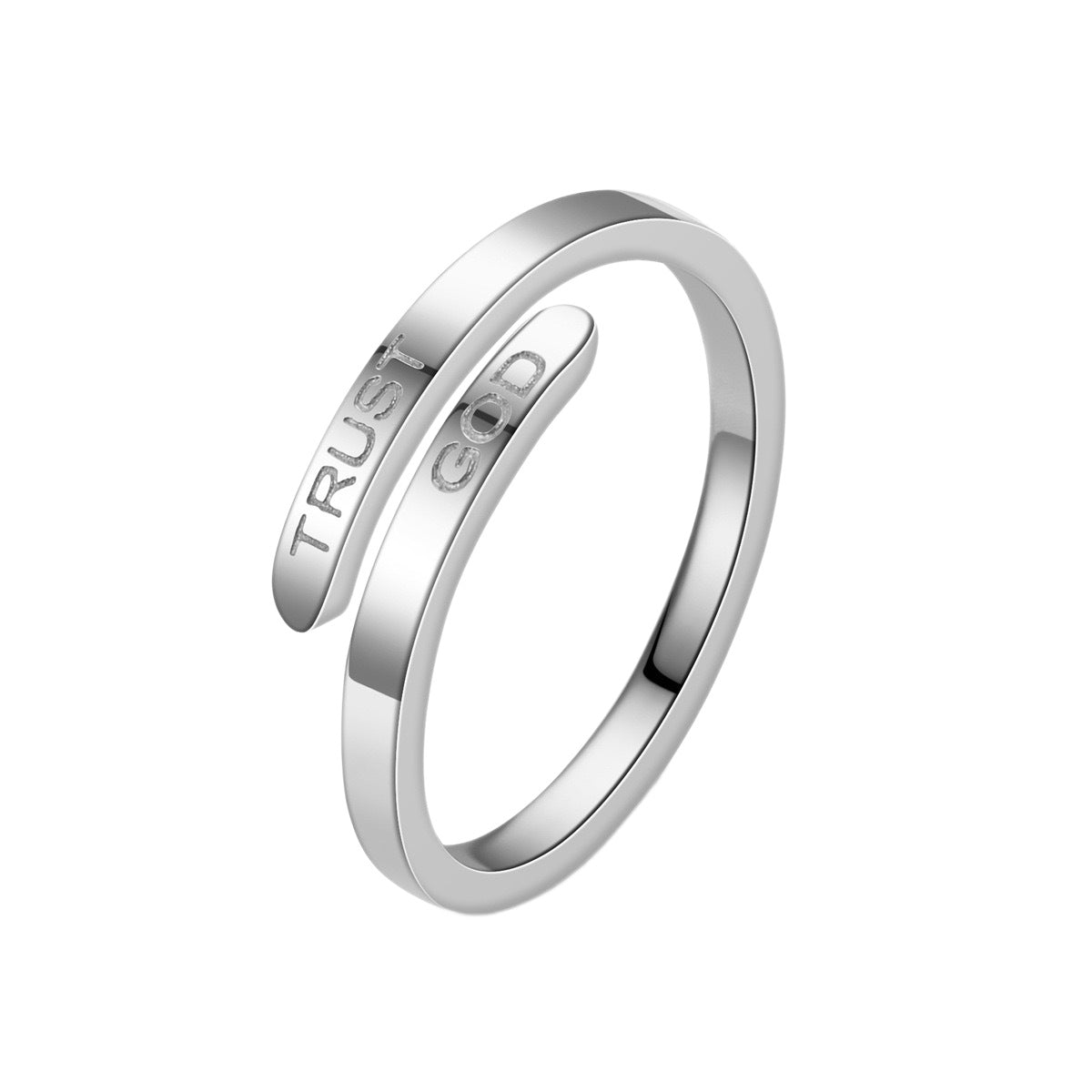 Faith Silver Ring