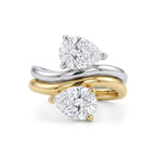 Anouk Silver Pear Ring