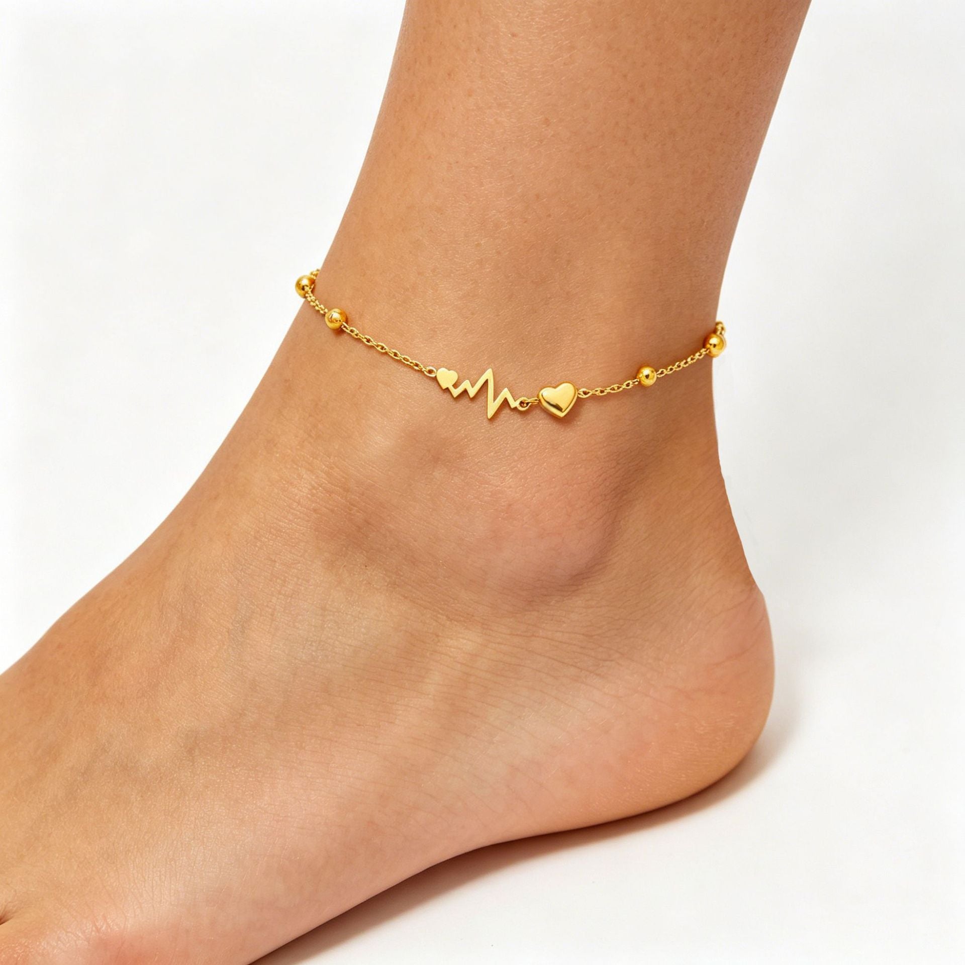Heartbeat Anklet