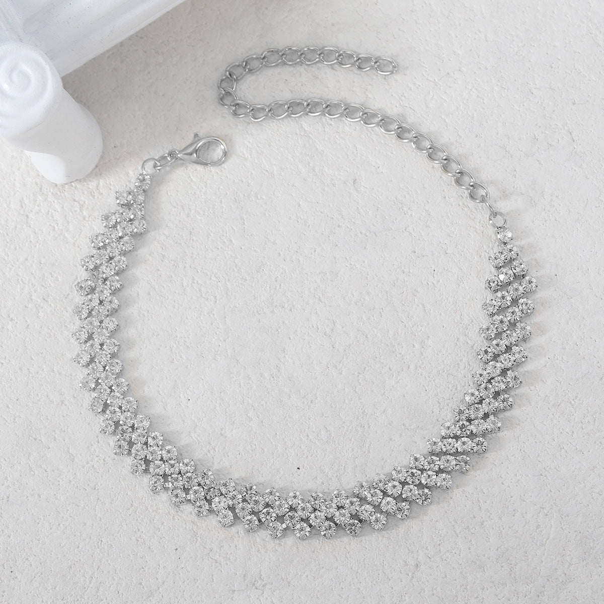 Silver Riviera Anklet