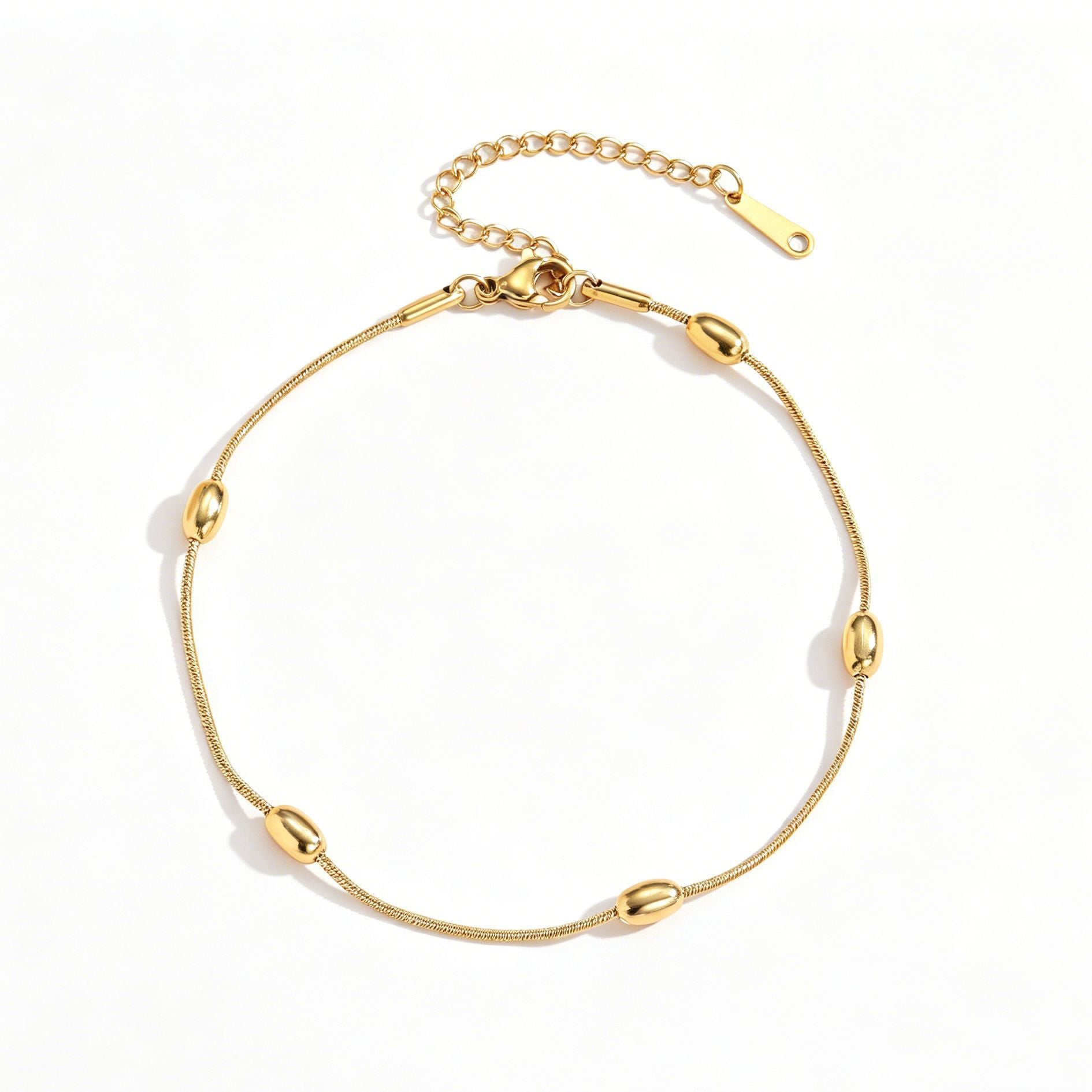 Coastal Pebble Anklet