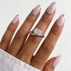 Anouk Silver Pear Ring