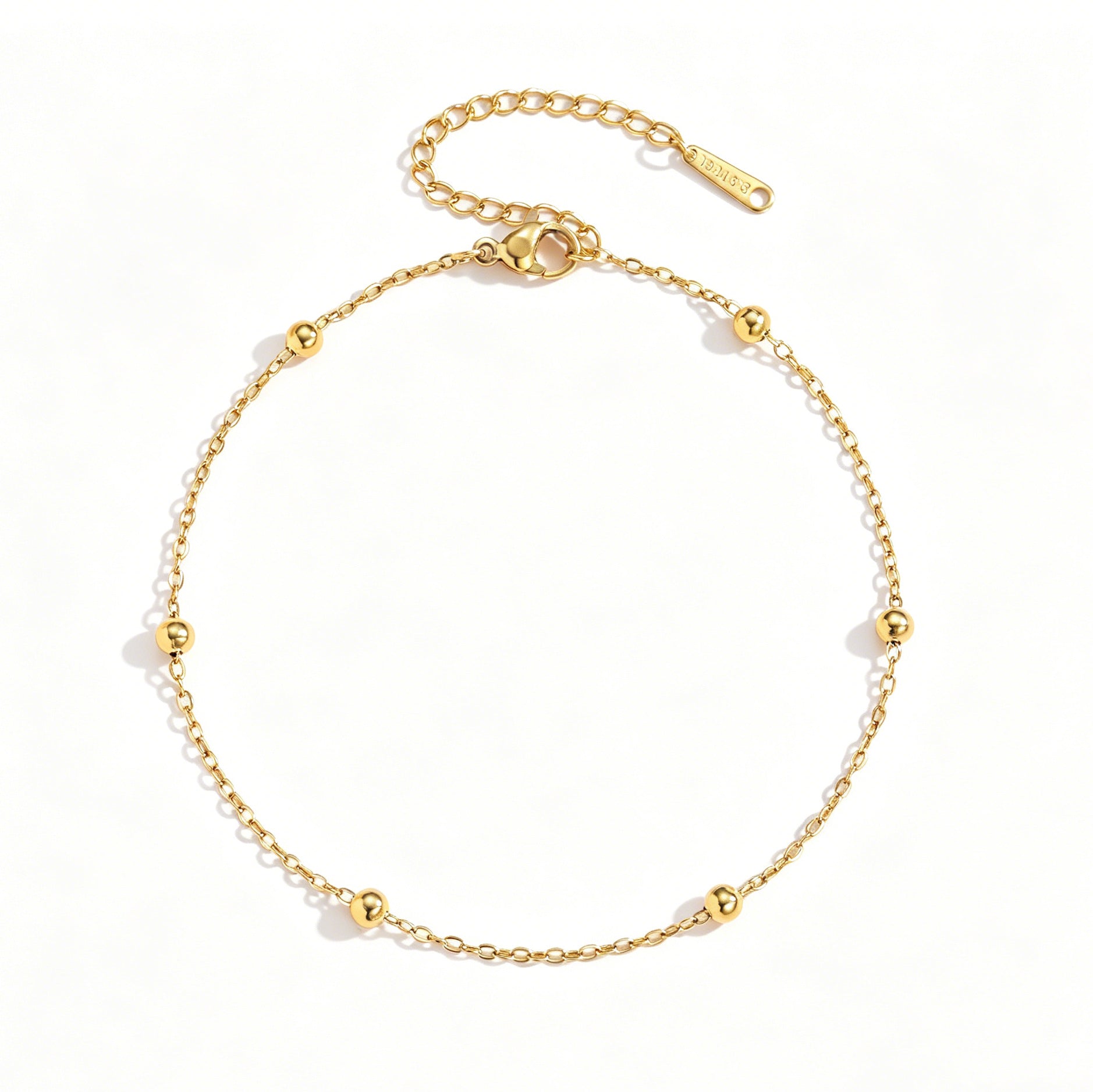 Maya Petite Bead Anklet
