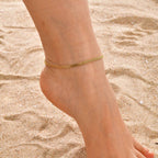 Monaco Golden Braid Anklet