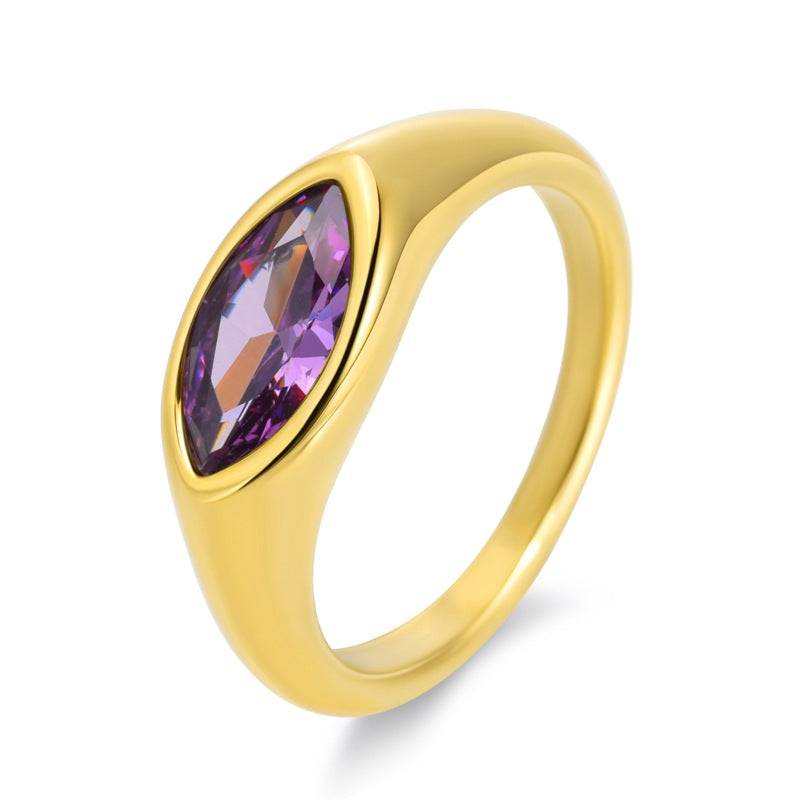 Iris Gold Ring