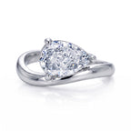 Anouk Silver Pear Ring
