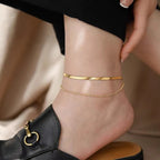 Adeline Classic Anklet - Lelice Jewelry