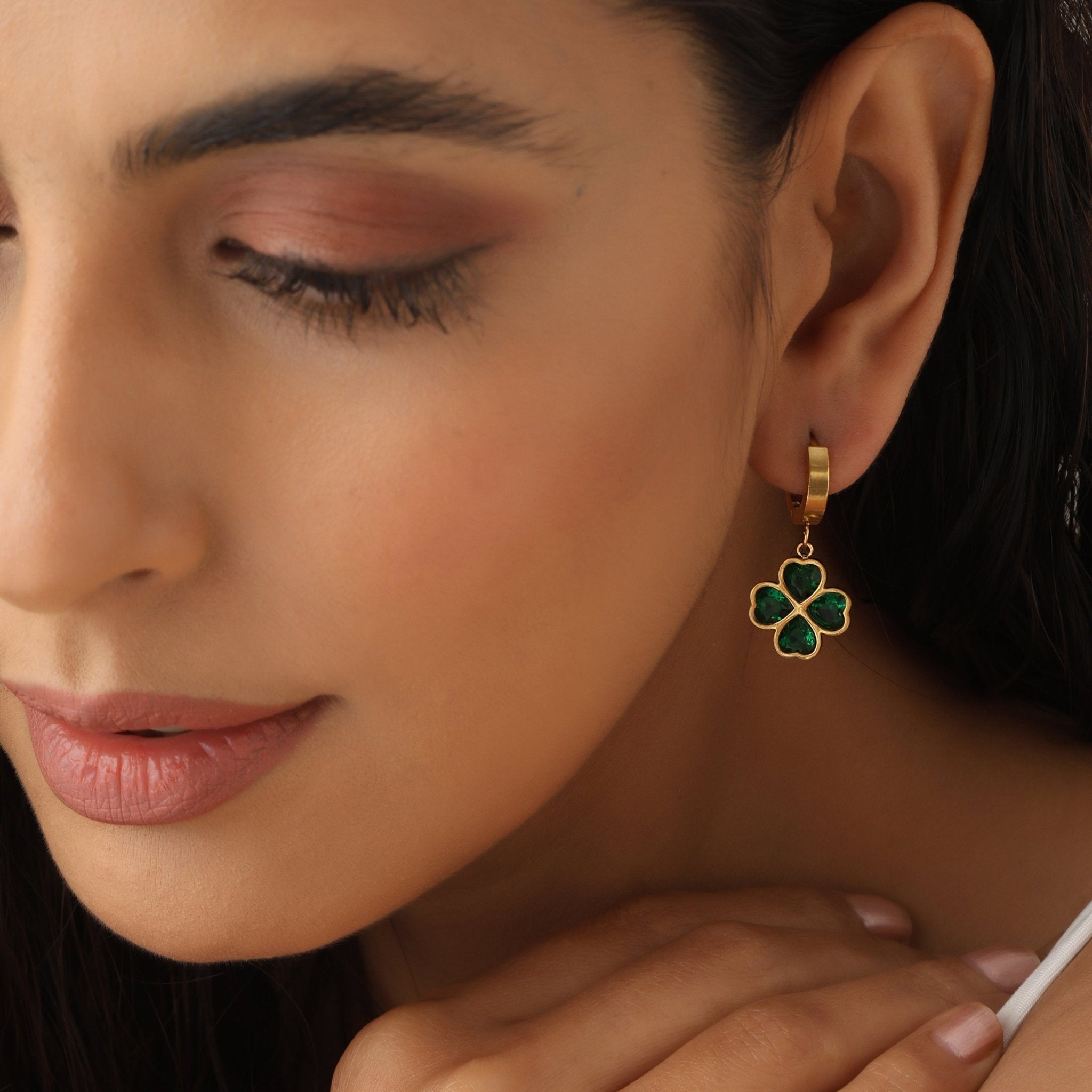 Alice Clover Earrings - earrings - Lelice Jewelry