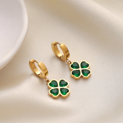 Alice Clover Earrings - earrings - Lelice Jewelry