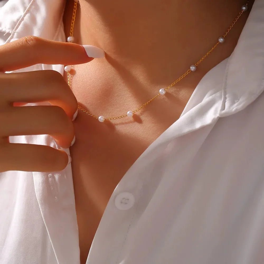 Amalfi Pearl Necklace - Necklace - Lelice Jewelry