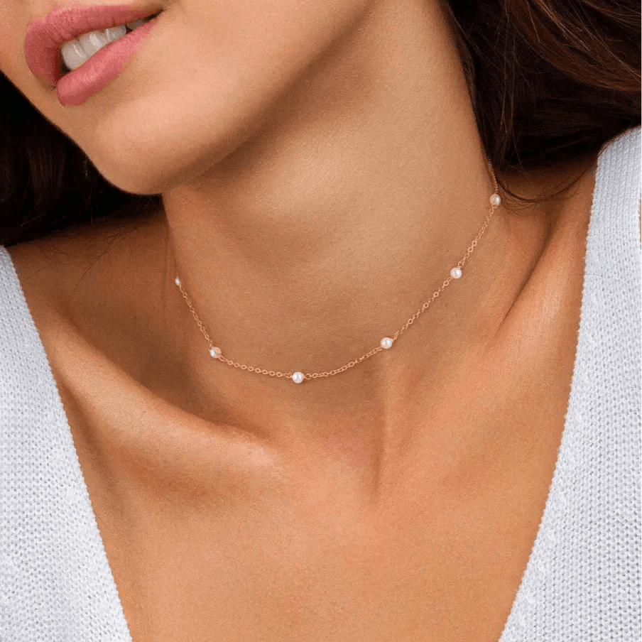 Amalfi Pearl Necklace - Necklace - Lelice Jewelry