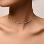 Amira Crystal Choker - Lelice Jewelry