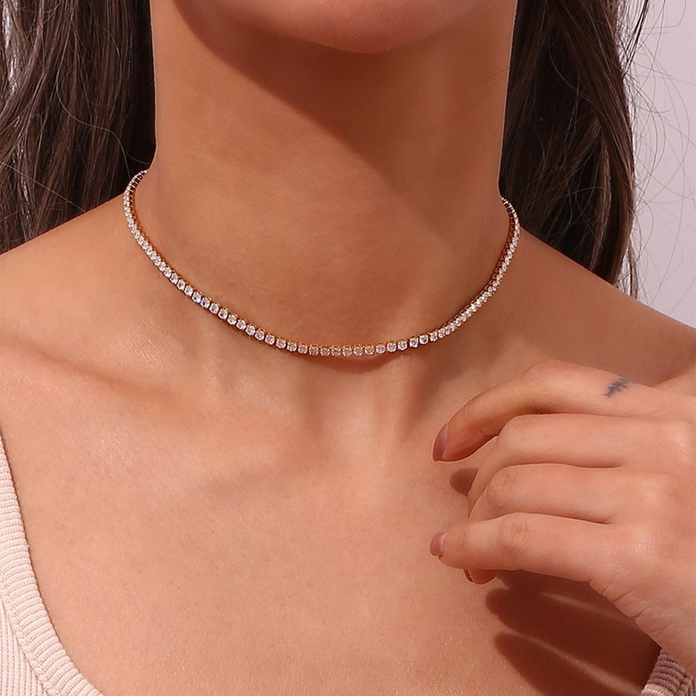 Amira Crystal Choker - Lelice Jewelry