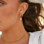 Anna Circle Hoops - Earrings - Lelice Jewelry