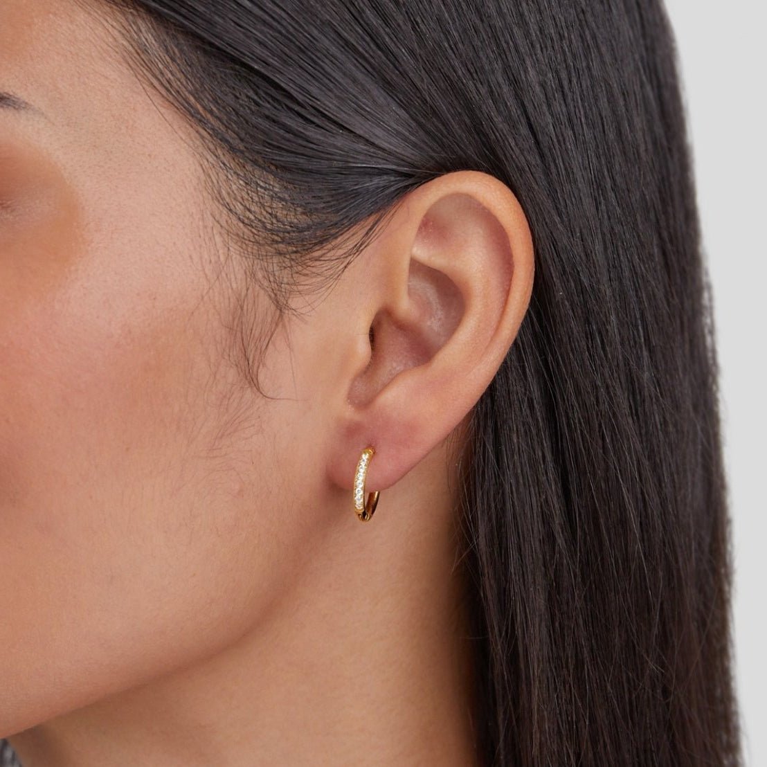 Anna Circle Hoops - Earrings - Lelice Jewelry