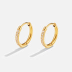 Anna Circle Hoops - Earrings - Lelice Jewelry
