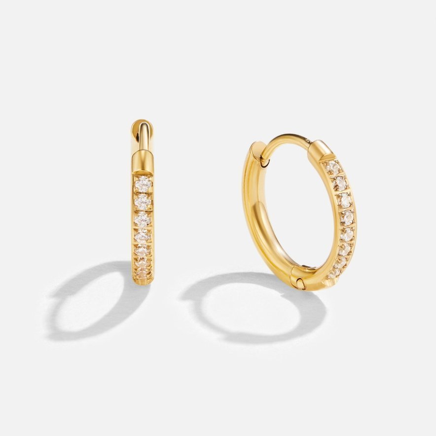 Anna Circle Hoops - Earrings - Lelice Jewelry