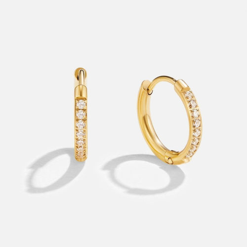 Anna Circle Hoops - Earrings - Lelice Jewelry