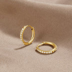 Anna Circle Hoops - Earrings - Lelice Jewelry