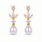 Lelice Artemis Gold Pearl Drops on a white background