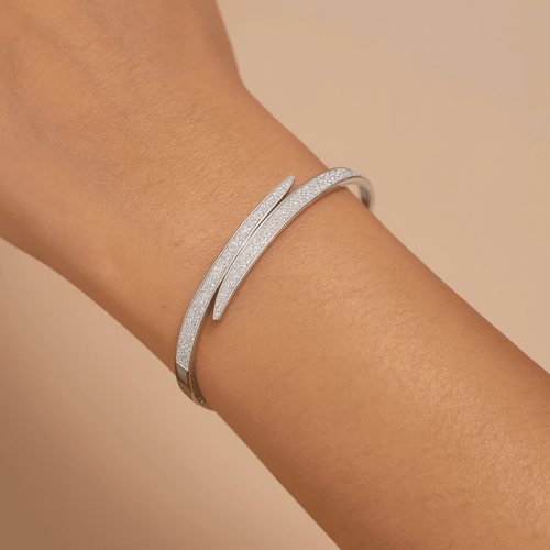 Astrid Silver Bangle - Bracelet - Lelice Jewelry