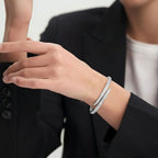 Astrid Silver Bangle - Bracelet - Lelice Jewelry