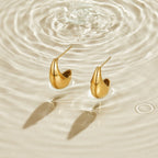 Ava Curved Hoops - Earrings - Lelice Jewelry