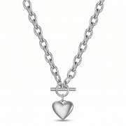 Lelice Bea Chunky Silver Necklace on a white background