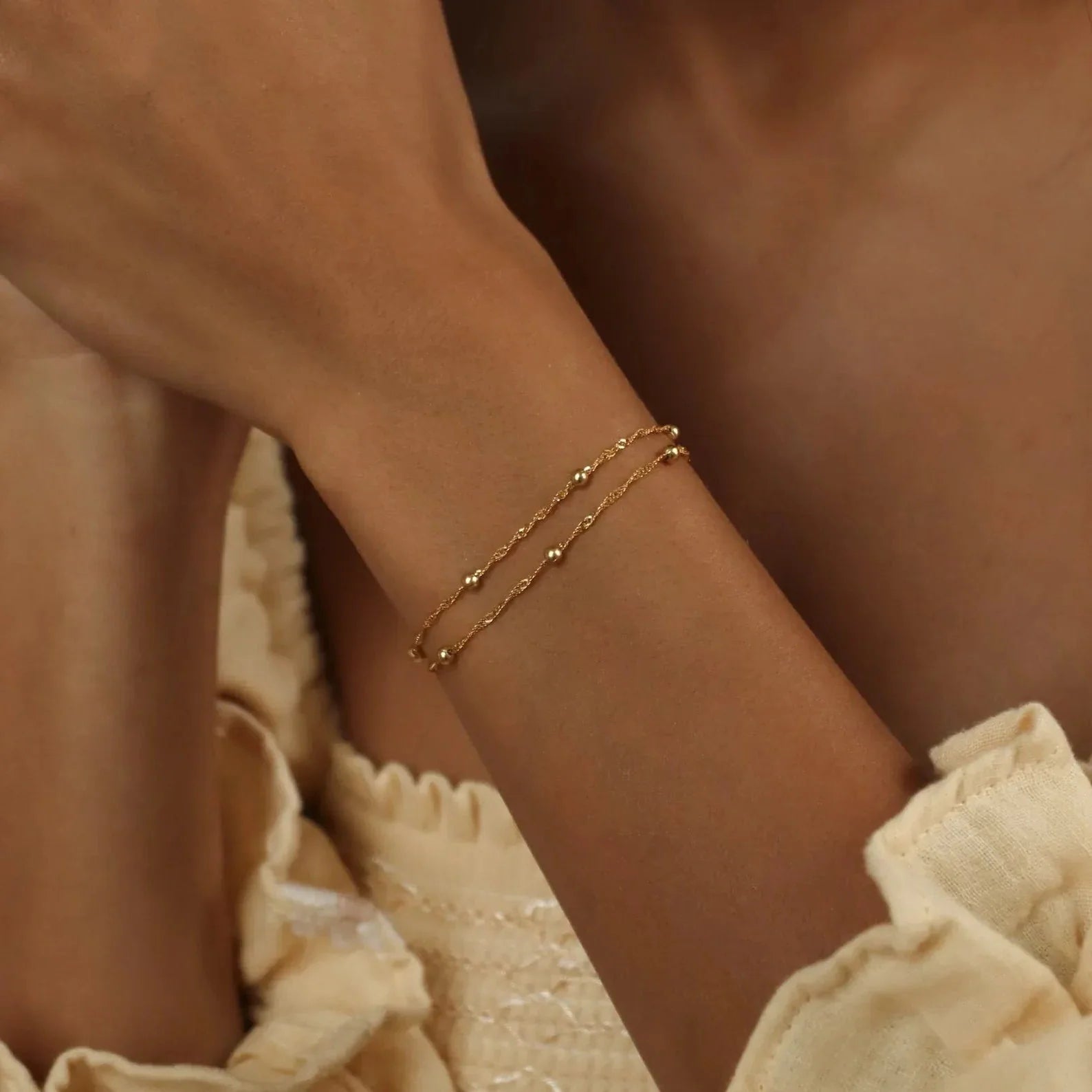 Béa Twin Bead Bracelet - Bracelet - Lelice Jewelry