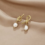Brigitte Pearl Earrings - Earrings - Lelice Jewelry