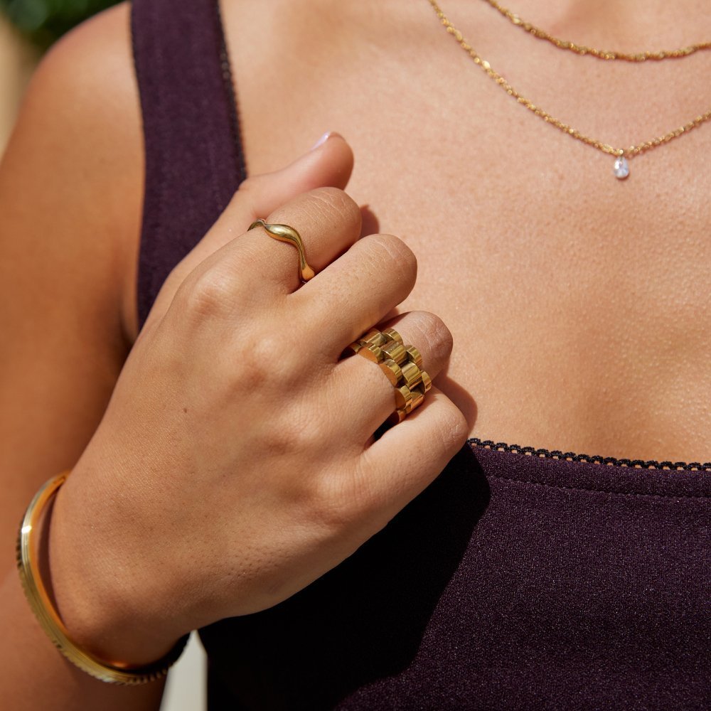 Brooke Wave Ring - Ring - Lelice Jewelry