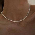 Camille Pearl Choker - Necklace - Lelice Jewelry