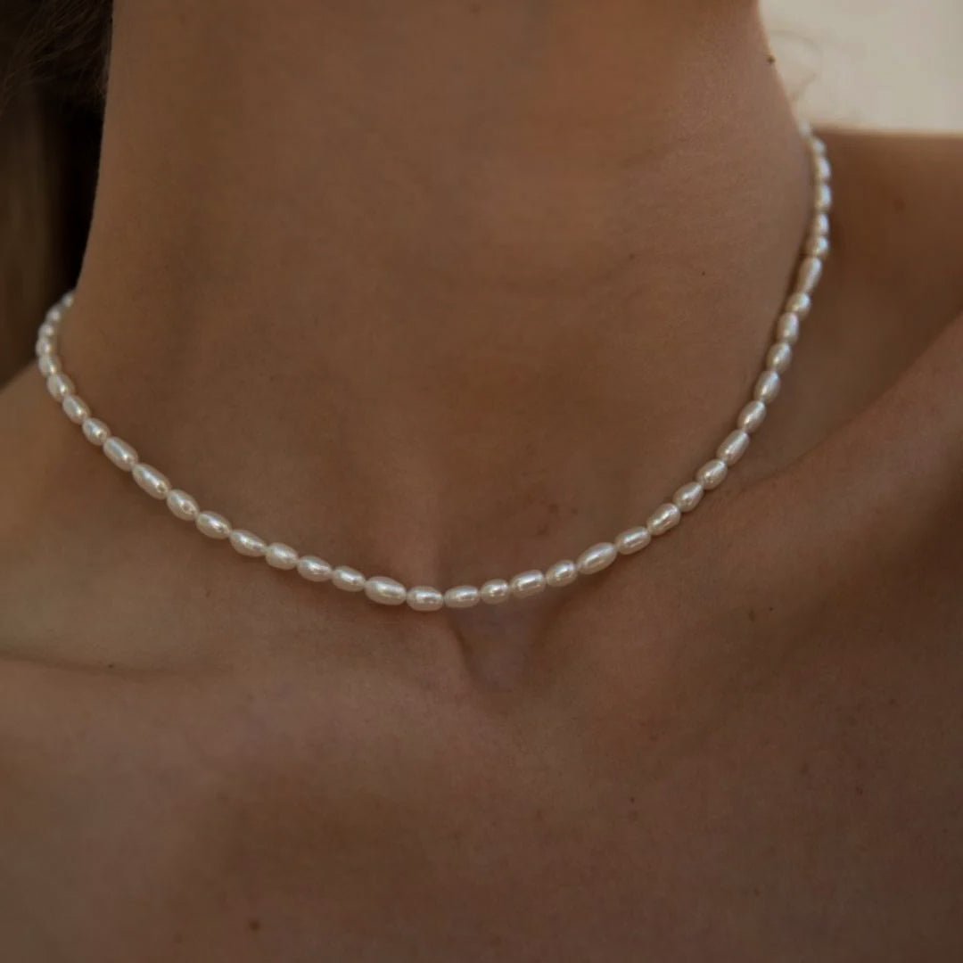 Camille Pearl Choker - Necklace - Lelice Jewelry