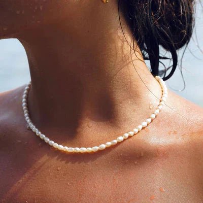 Camille Pearl Choker - Necklace - Lelice Jewelry