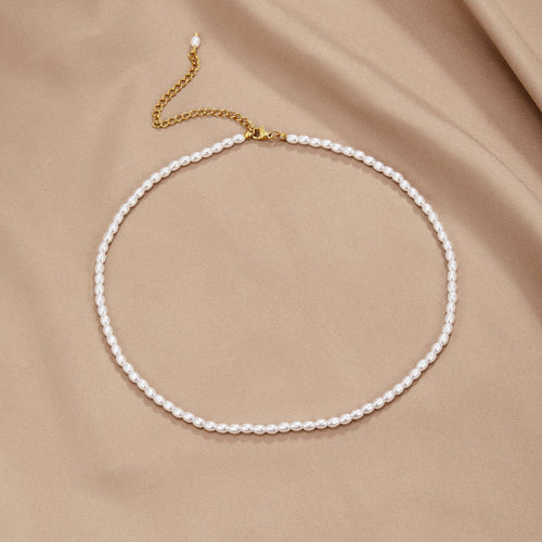 Camille Pearl Choker - Necklace - Lelice Jewelry