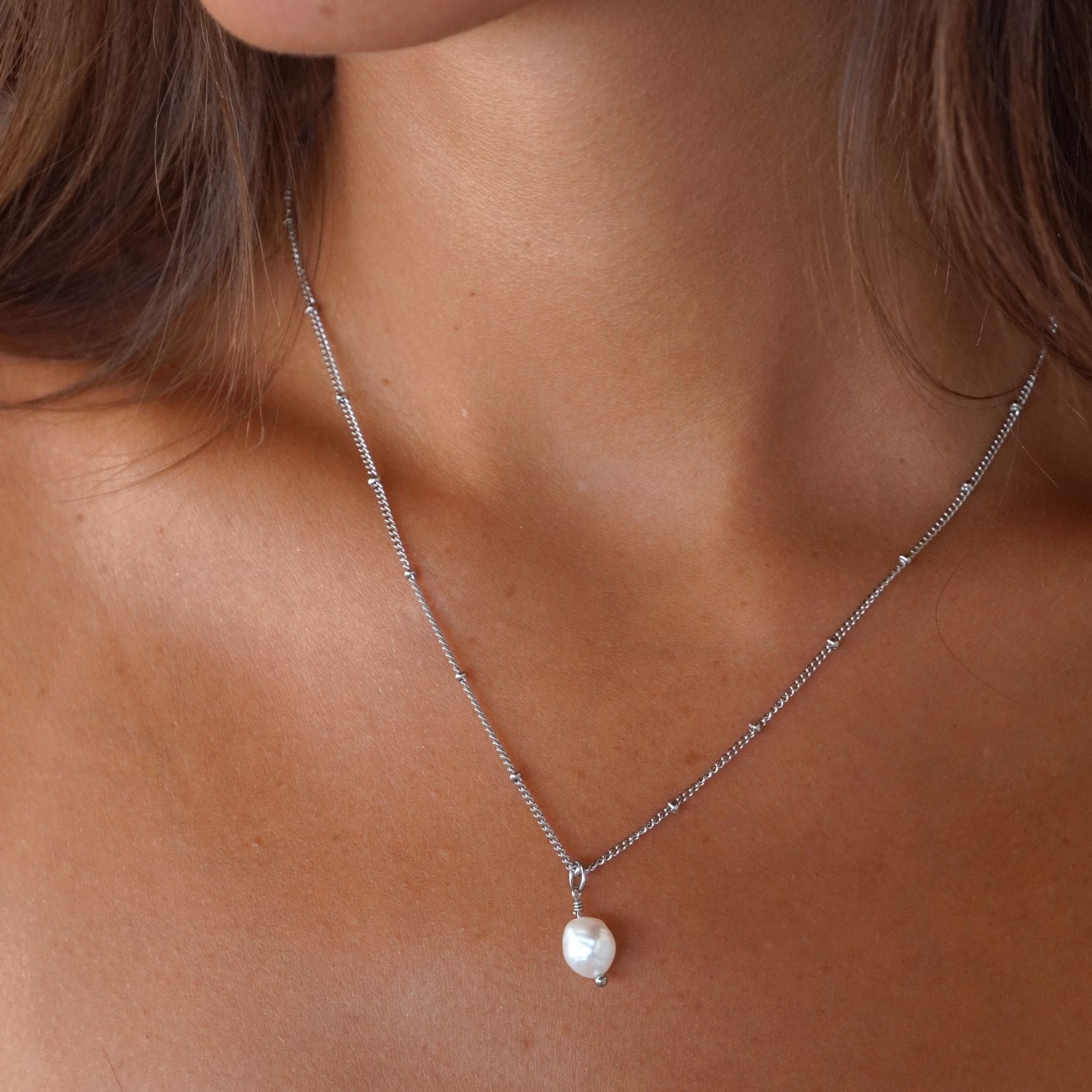 Capri Pearl Pendant - necklace - Lelice Jewelry