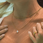 Capri Pearl Pendant - necklace - Lelice Jewelry