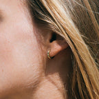 Celine Crystal Hoops - Lelice Jewelry