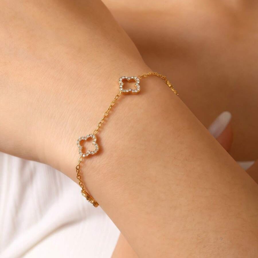 Chloé Clover Bracelet - Lelice Jewelry