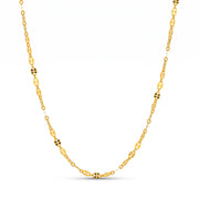 Lelice Cleo Fine Choker Necklace in gold on a white background