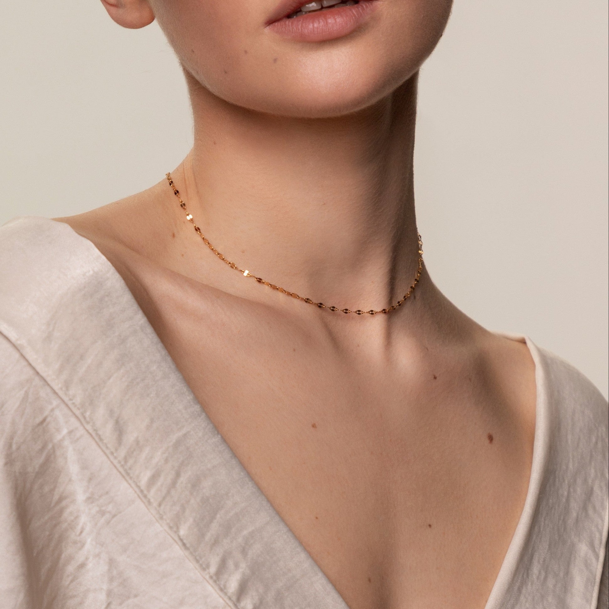 Cleo Fine Choker Necklace - Necklace - Lelice Jewelry