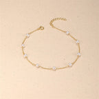 Colette Pearl Anklet - Anklet - Lelice Jewelry