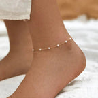 Colette Pearl Anklet - Anklet - Lelice Jewelry