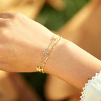 Daisy Flower Bracelet - Lelice Jewelry