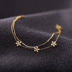 Daisy Flower Bracelet - Lelice Jewelry