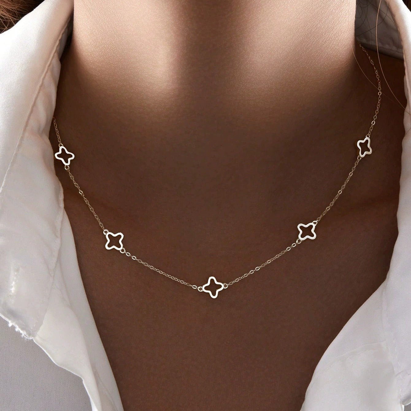 Daphne Clover Necklace - Necklaces - Lelice Jewelry