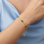 Olive Emerald Bracelet